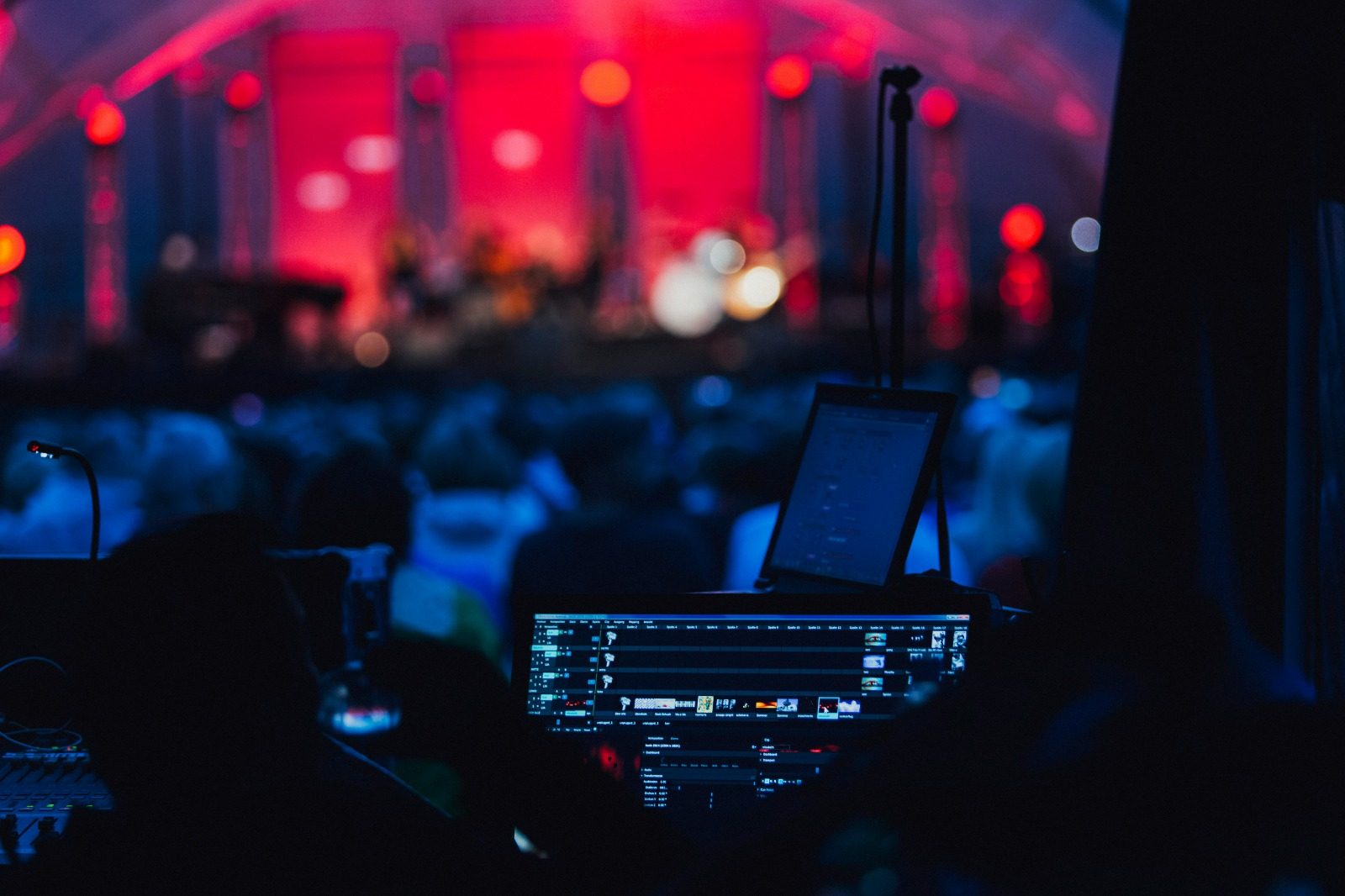 Live music production by Paradigm